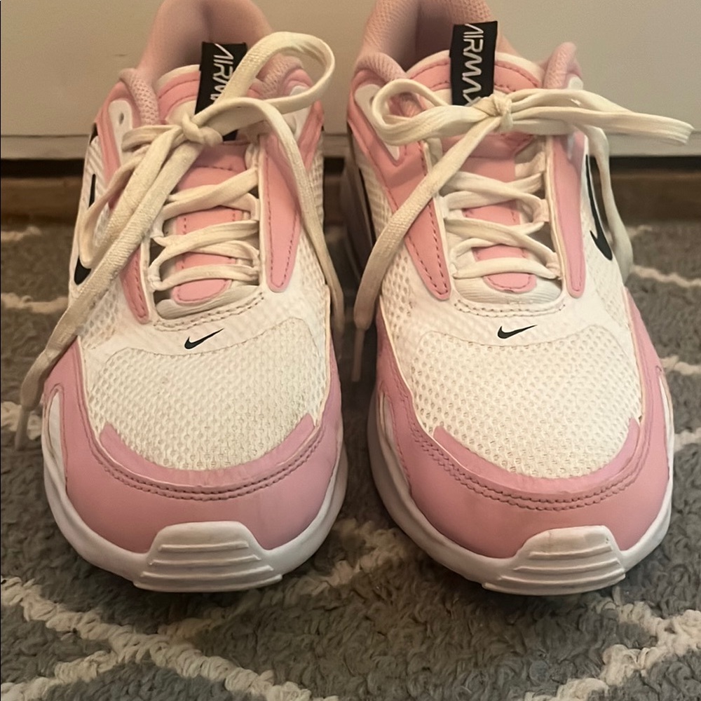 Nike Air Max Bolt Pink and White Shoes